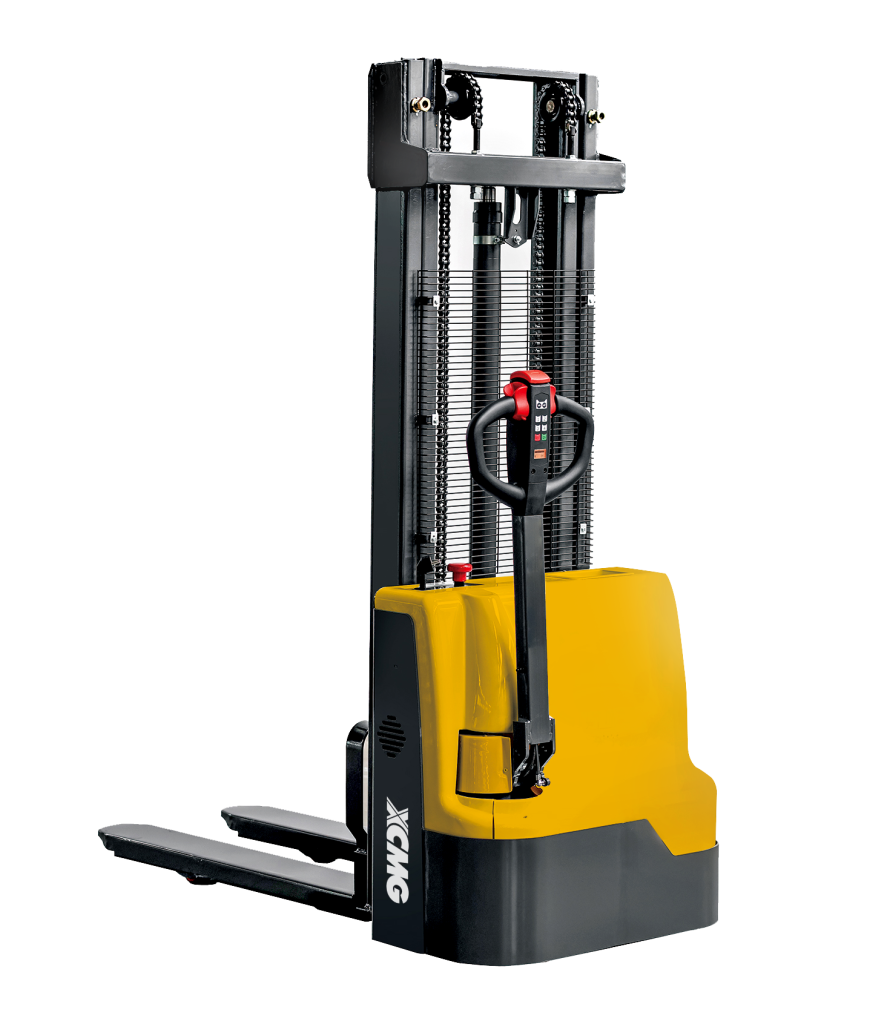 xe nâng điện mini stacker đi bộ lái