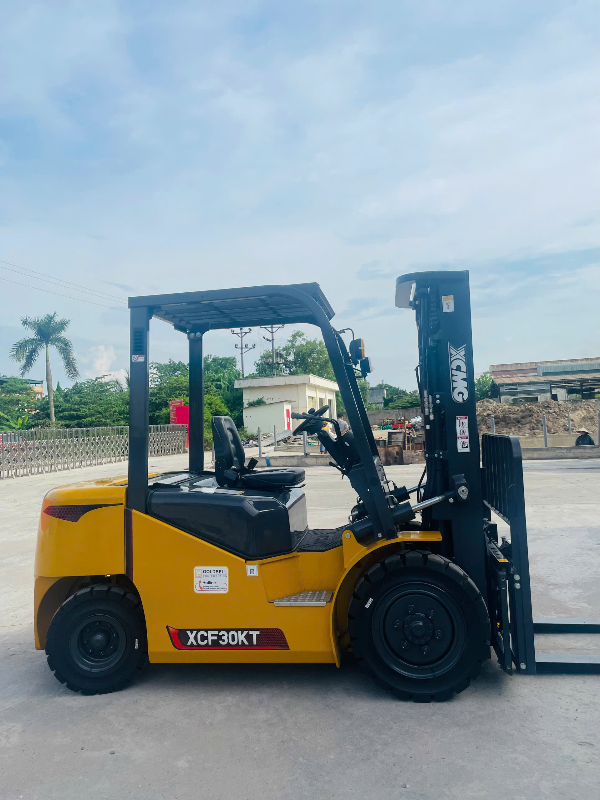 Bàn giao xe nâng XCMG tại KCN Lai Cách, Hải Phòng: Cam kết đồng hành cùng hậu mãi vượt trội 6 Goldbell bàn giao xe nâng XCMG 180626